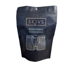SKIVS Canada Classic Black Boxer Briefs Mens Underwear Large 34-36"‎ NEW SEALED